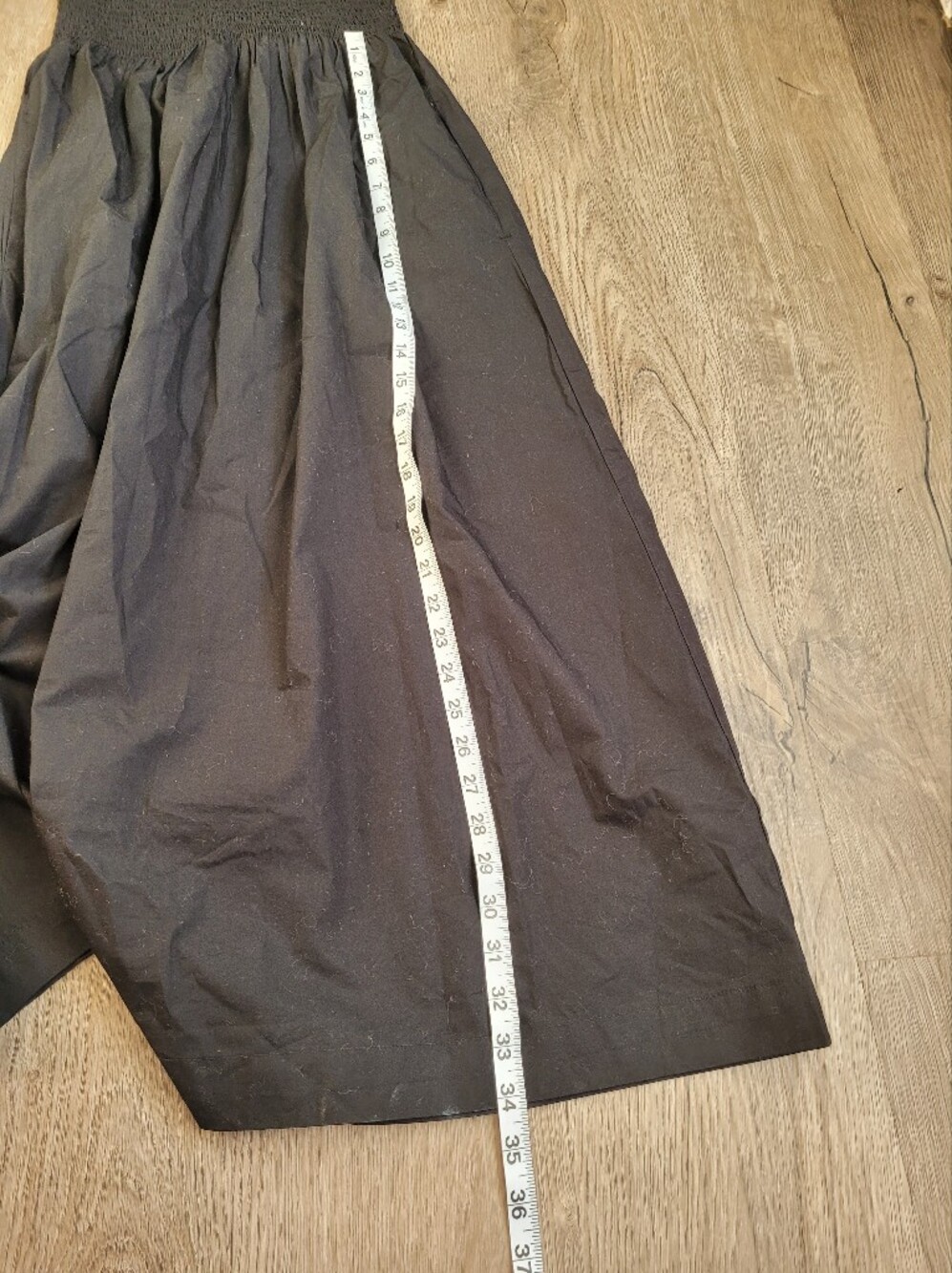 NWT Quince 100% Organic Cotton Poplin Boat Neck Maxi Dress - Black XS - Picture 10 of 10